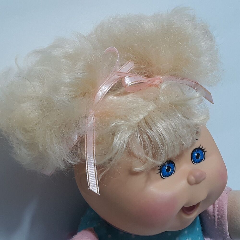 Cabbage Patch Kids Doll 2011 Sittin Pretty Lil Dreamer Blonde Blue Eyes Soft - Picture 4 of 11